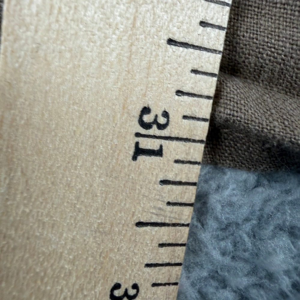 Abercrombie & Fitch Shirt Mens XXL Brown‎ 100% Linen Button Down Long Sleeve A&F - Picture 7 of 9